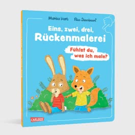 1,2,3 Rückenmalerei