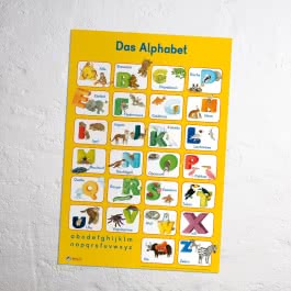 Mein Lernposter: 2er-Set Das Alphabet / Zahlen 1 - 20