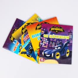 Nelson Mini-Bücher: 4er DC Batwheels 1-4