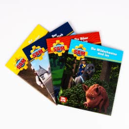 Nelson Mini-Bücher: 4er Feuerwehrmann Sam 25-28
