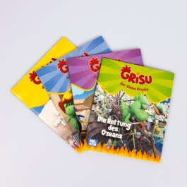 Nelson Mini-Bücher: 4er Grisu – Der kleine Drache 1-4