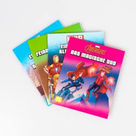 Nelson Mini-Bücher: 4er Marvel 1-4