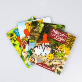 Nelson Mini-Bücher: 4er Pettersson und Findus 1-4