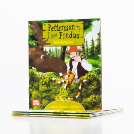 Nelson Mini-Bücher: 4er Pettersson und Findus 5-8