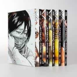 Attack on Titan, Bände 11-15 im Sammelschuber mit Extra