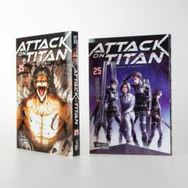 Attack on Titan, Bände 21-25 im Sammelschuber mit Extra