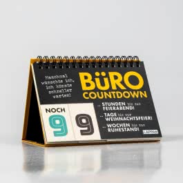 Countdown-Kalender für's Büro