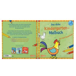 Das dicke Kindergarten-Malbuch 