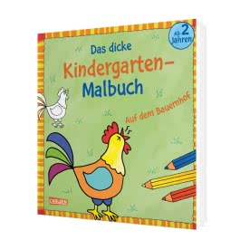 Das dicke Kindergarten-Malbuch 