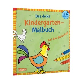 Das dicke Kindergarten-Malbuch 