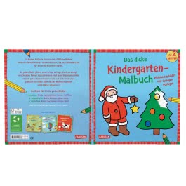 Das dicke Kindergarten-Malbuch Weihnachten  