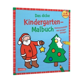 Das dicke Kindergarten-Malbuch Weihnachten  