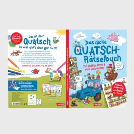 Das dicke Quatsch-Rätselbuch