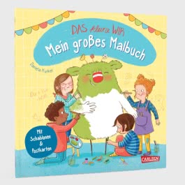 Das kleine WIR: Mein großes Malbuch