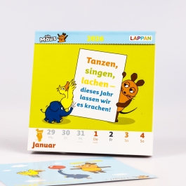 Der Kalender mit der Maus - Postkartenkalender 2026