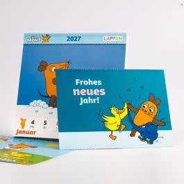 Der Kalender mit der Maus - Postkartenkalender 2027