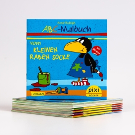 Pixi-8er-Set 193: Der kleine Rabe Socke mit Stickern (8x1 Exemplar)