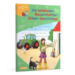 LESEMAUS zum Lesenlernen Sammelbände: Die schönsten Bauernhoftier-Silben-Geschichten