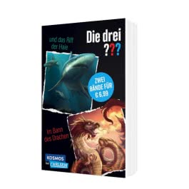 Die drei ???: Doppelband – Enthält die Bände: Die drei ??? und das Riff der Haie / Im Bann des Drachen