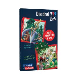 Die drei ??? kids: Doppelband – Enthält die Bände: Rettet Atlantis! / Jagd auf das Dino-Ei