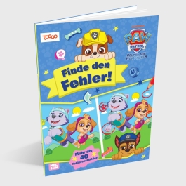 PAW Patrol Kindergartenheft: Finde den Fehler!