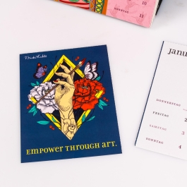 Frida Kahlo Postkartenkalender 2026