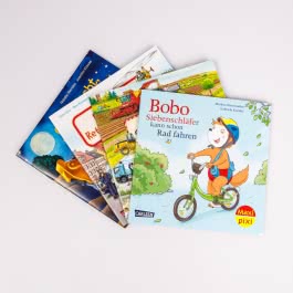 Maxi-Pixi-4er-Set 123: Große Räder – kleine Räder (4x1 Exemplar)
