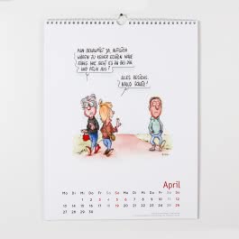 Handicaps 2026: Monatskalender für die Wand