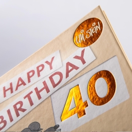 Happy Birthday zum 40. Geburtstag