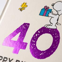 Peanuts Geschenkbuch: Happy Birthday zum 40. Geburtstag