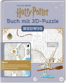 Harry Potter - Hedwig - Das offizielle Buch mit 3D-Puzzle Fan-Art 