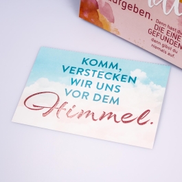 I burn for you - Romance-Postkartenkalender 2026