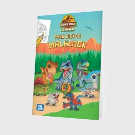 Jurassic World Explorers: Mein dicker Malblock