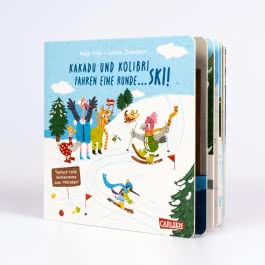 Kakadu und Kolibri fahren eine Runde ... Ski!