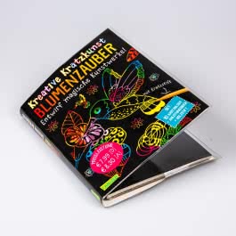 Kreative Kratzkunst: Blumenzauber