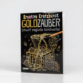 Kratzbilder für Kinder: Kreative Kratzkunst: Goldzauber