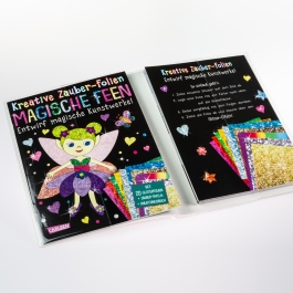 Kreative Zauber-Folien: Magische Feen: Set mit 10 Zaubertafeln, 20 Folien und Anleitungsbuch
