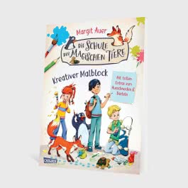 Die Schule der magischen Tiere Beschäftigung: Kreativer Malblock