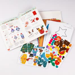 Bastelset für Kinder: Kreatives Bastelset: Weihnachten 2025