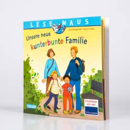 LESEMAUS 170: Unsere neue kunterbunte Familie