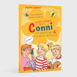 Lesen lernen mit Conni: Doppelband. Enthält die Bände: Conni und die Schultiere / Conni und die Wald-Detektive