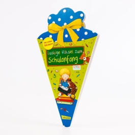 Schlau für die Schule: Lustige Rätsel zum Schulanfang (Schultüte blau)