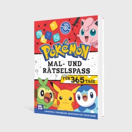 Pokémon Activity-Buch: Mal- und Rätselspaß für 365 Tage