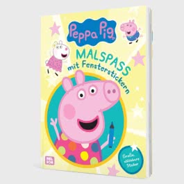 Peppa Wutz: Malspaß mit Fensterstickern