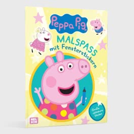 Peppa Wutz: Malspaß mit Fensterstickern