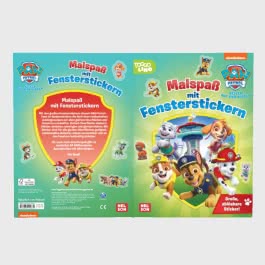 PAW Patrol Mitmachbuch: Malspaß mit Fensterstickern