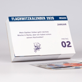 Männer, die aufs Wasser starren - Flachwitzkalender 2026