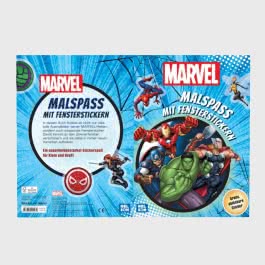 MARVEL: Malspaß mit Fensterstickern