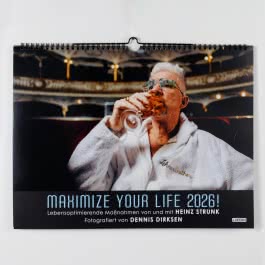 Maximize your life 2026! Lebensoptimierende Maßnahmen von und mit Heinz Strunk