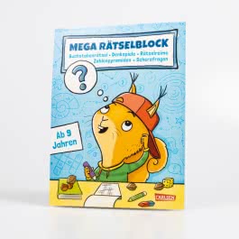 Mega Rätselblock - Buchstabenrätsel, Denkspiele, Zahlenpyramiden, Rätselreime, Scherzfragen 